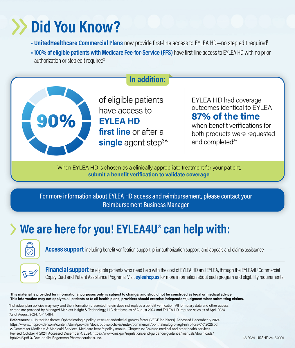 Welcome to the EYLEA(R)(aflibercept) Injection Provider Portal